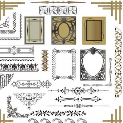 Vector Classic Lace 05 Pattern Vector Art - Ai, Svg, Eps Vector Free ...