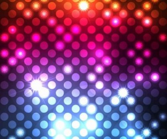 Vector Abstract Light Dots Graphic Background Vector Art