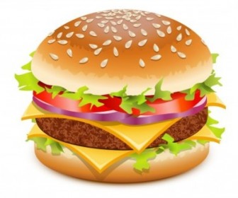 Vector Burger Vector Art