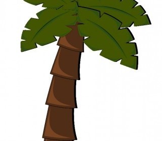 Vector Palm Tree Vector Clip Art