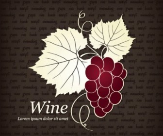 Vector Red Wine Illustrator Vector Art