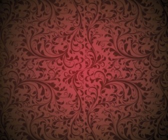 Vector Seamless Floral Background Vector Pattern