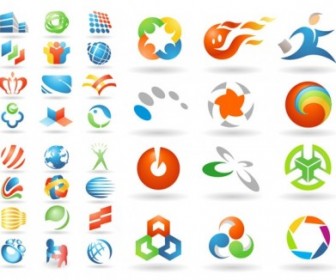 Variety Of Vector Graphics Logo Collection