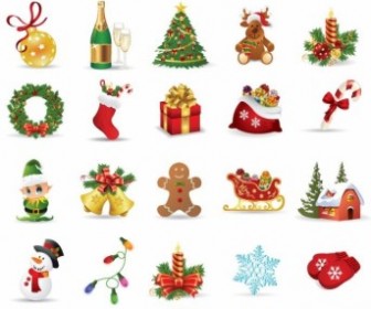 Christmas Elements Vector Collection