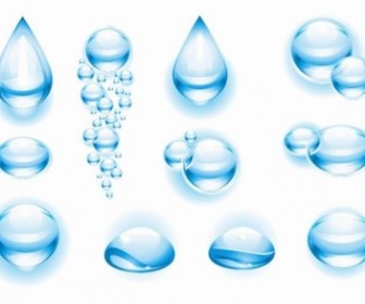 Vector Water Drops