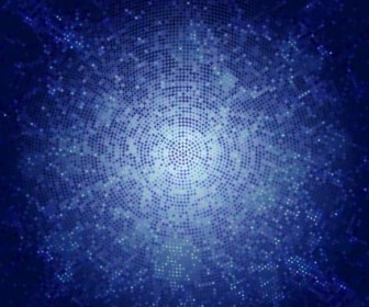 Vector Blue Mosaic Background Vector