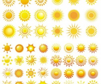 Sun Vector Icons