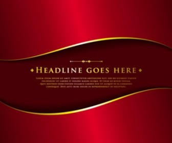 Classic Luxury Red Background Vector