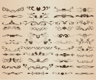 Vector Set For Ornate and Decoration Elements