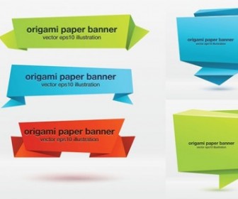 Banner Vector Origami Vector Pack