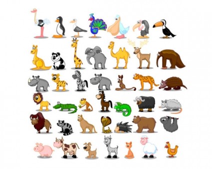 Download Animals Cute Cartoon Vector Gif