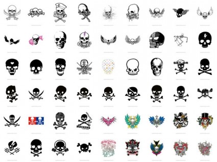 Trend Of Skull Vector Pack - Ai, Svg, Eps Vector Free Download