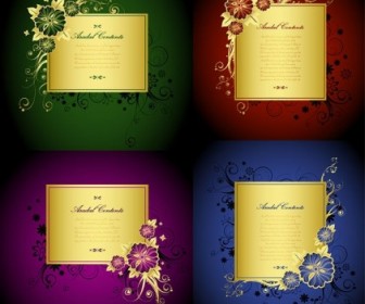 Gorgeous Gold Lace Border Vector Pack