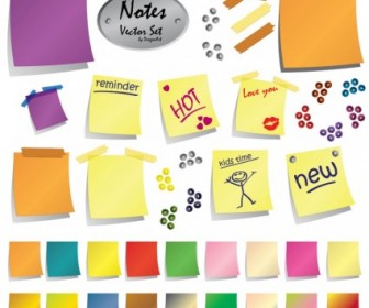 Post-It Notes Vector Graphics