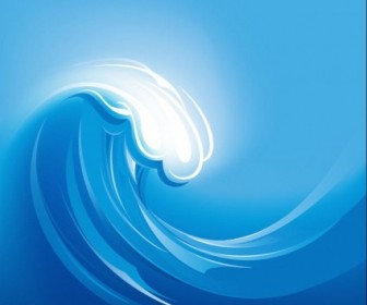 Sea Wave Illustration Vector