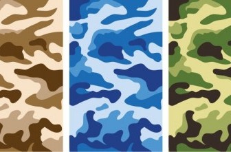 Vector Camouflage Pattern Army Style Illustration