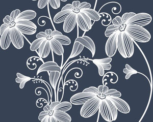 Seamless floral background illustration