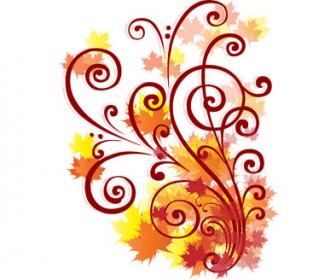 Free Vector Autumn Swirl
