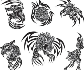 Abstract Animal Tattoo Pack