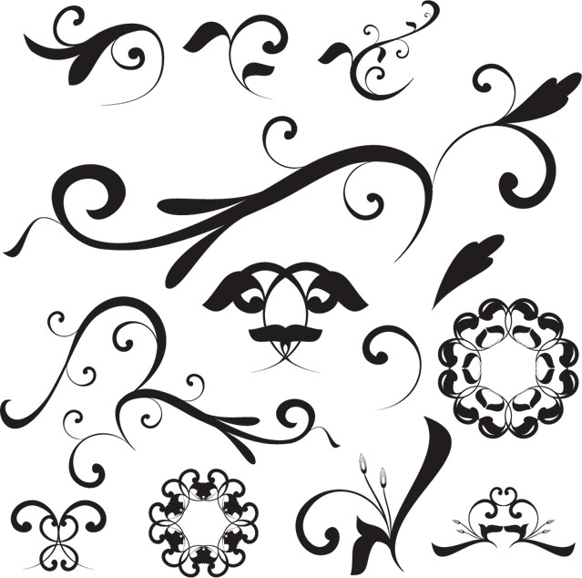 Download Floral Ornaments Vector - Ai, Svg, Eps Vector Free Download
