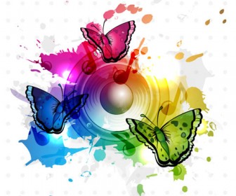 Colorful Butterfly Vector