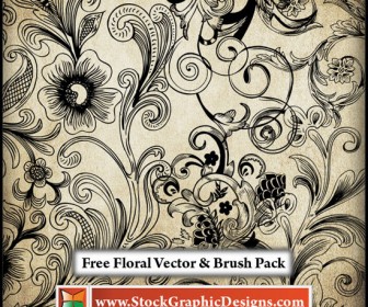 Free Floral Vector Pack