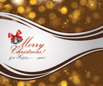 Christmas Card Template Background Vector