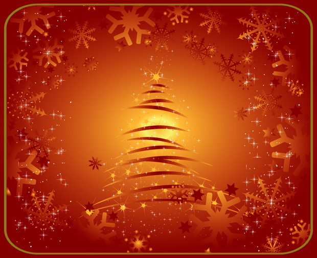 Christmas Vector Greeting Card - Ai, Svg, Eps Vector Free Download