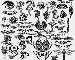 Dragon Tattoo Vector Pack