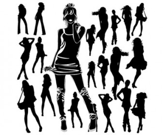 Free Vector Female Silhouettes