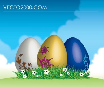 Easter Eggs Vector Pack
