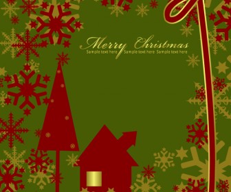 Christmas Shapes Greeting Card