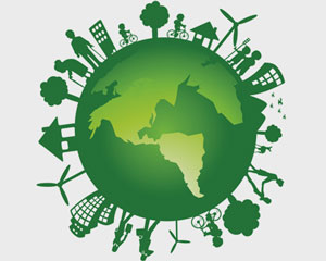 Green Earth Vector Illustration