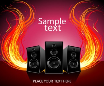 Music and fire wave vector