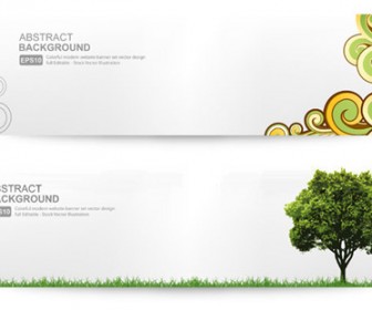 Abstract Banner Background Vector