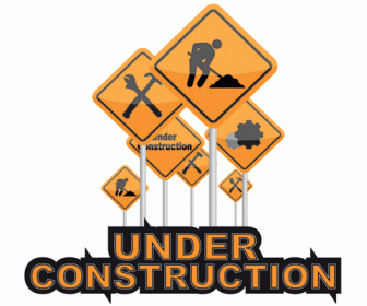 Under Construction Board Vector