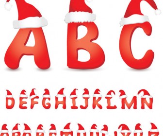 Christmas Alphabet vector pack