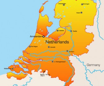 World Map Netherlands