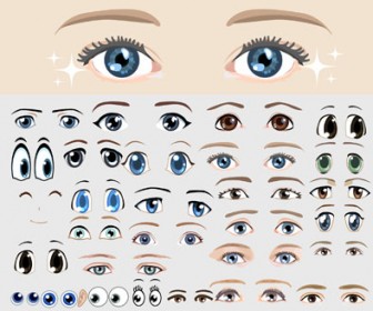 Vector eyes illustration