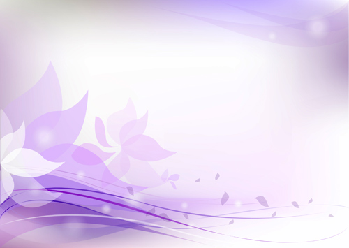 Purple Floral Background Vector Art - Ai, Svg, Eps Vector Free Download