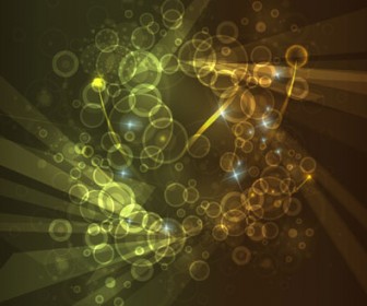 Abstract Bubbles Background Vector