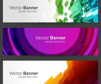 Modern vector banners