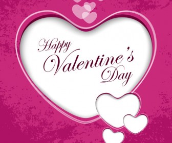 Valentines Greeting Card Vector