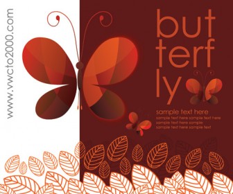Butterfly Card Template - Ai, Svg, Eps Vector Free Download