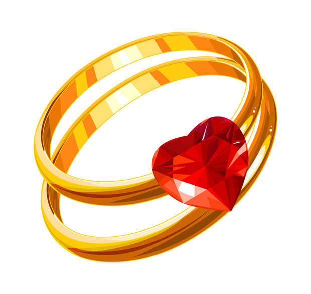Wedding Rings Vector Art - Ai, Svg, Eps Vector Free Download